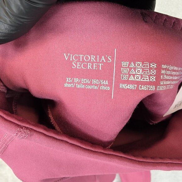 Victoria's Secret Sport Leggings Womens XS Short Mauve Essential 7/8 Pockets - Picture 13 of 13
